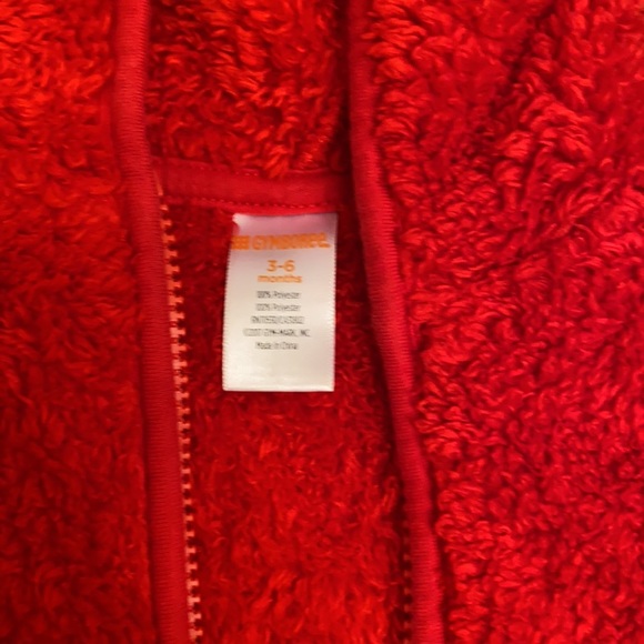 Plush Red Jacket! - Picture 2 of 2